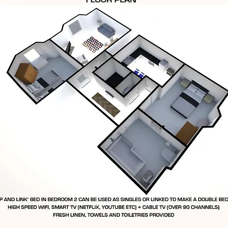 Edinburgh City Central Apartment Sleeps 6 Free Parking Exterior photo